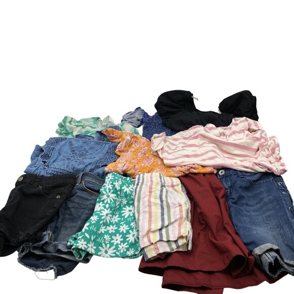 Old Navy Other - Girls Size 7-8 (M) Spring Summer Clothing BUNDLE Outfits Tops Shorts Blouses